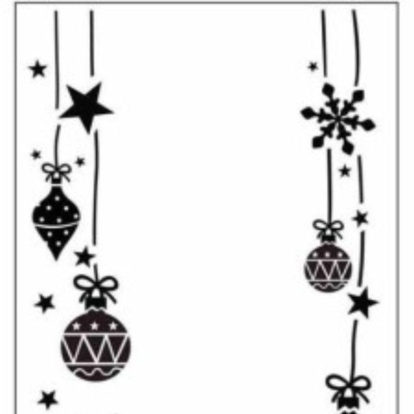 Darice 4” x 6” embossing folder - ORNAMENTS - Picture 2 of 6